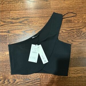 Zara Elegant Black Top